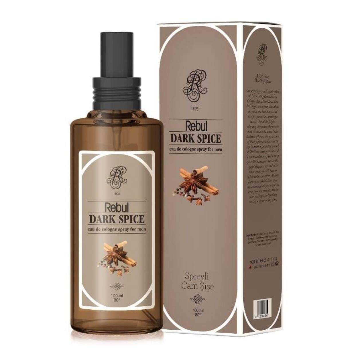 Rebul Kolonya Sprey 100Ml. Dark Spıce