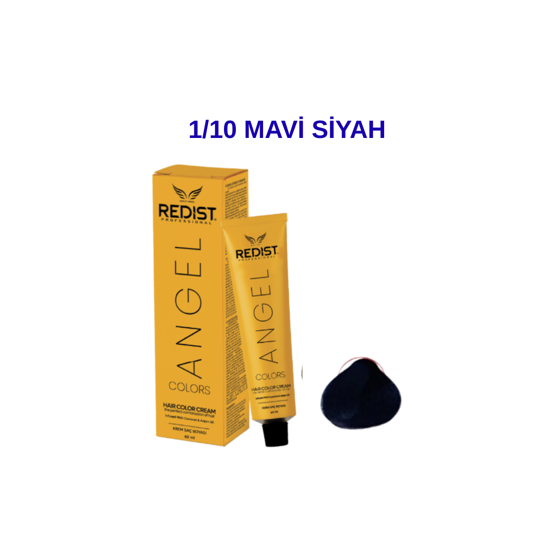 Redist Angel Saç Boyası 60ml 1-10 Mavi Siyah