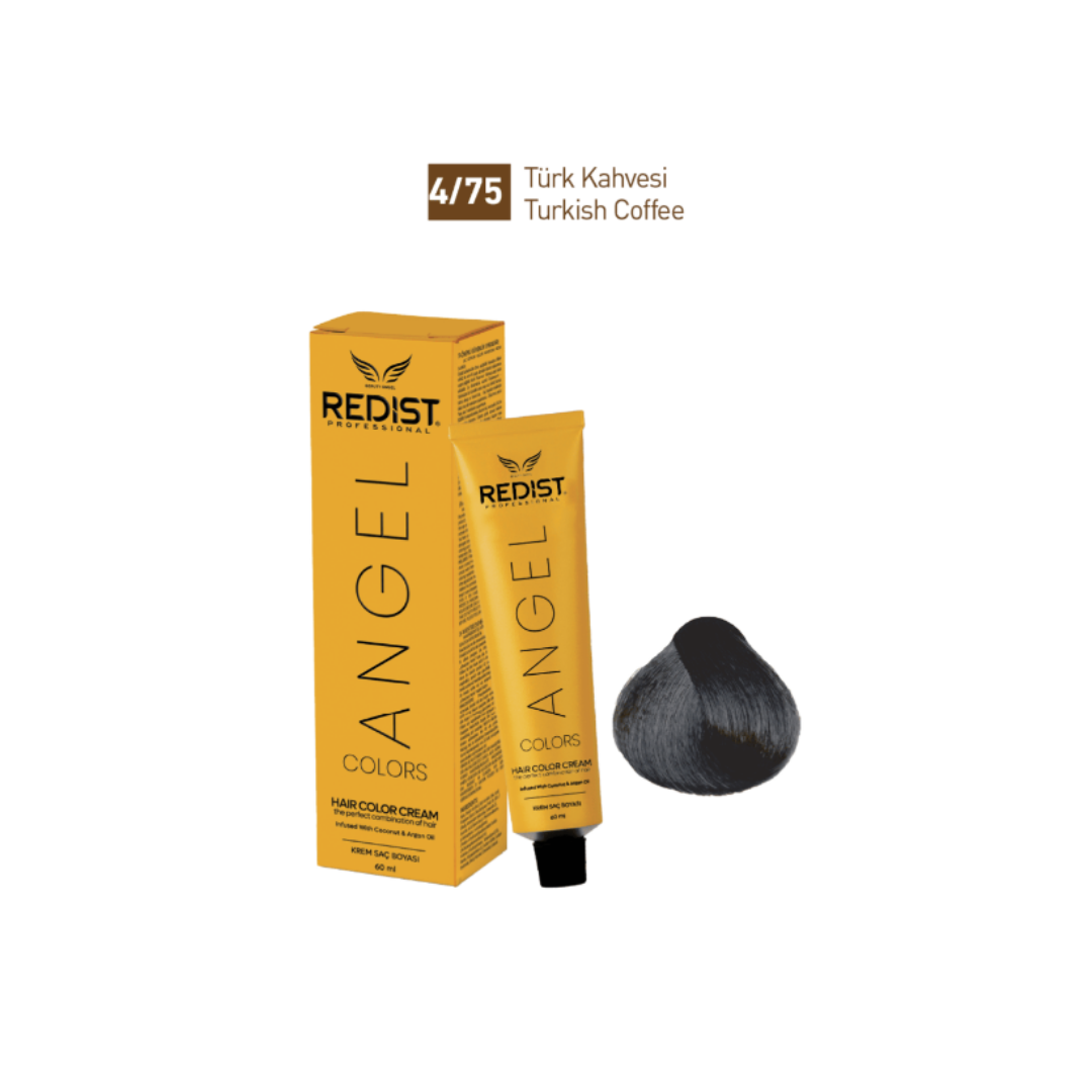 Redist Angel Saç Boyası 60ml 4-75 Türk Kahvesi