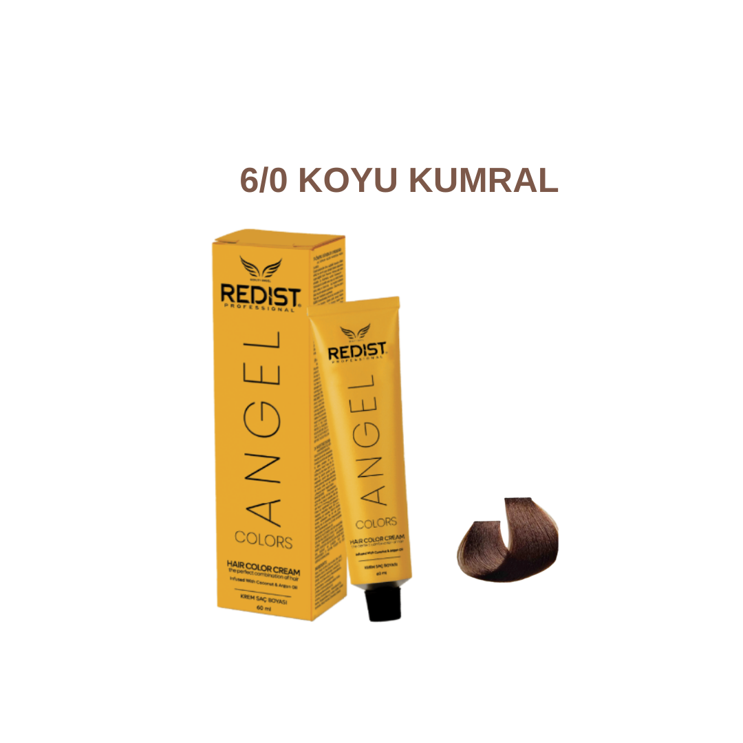Redist Angel Saç Boyası 60ml 6-0 Koyu Kumral