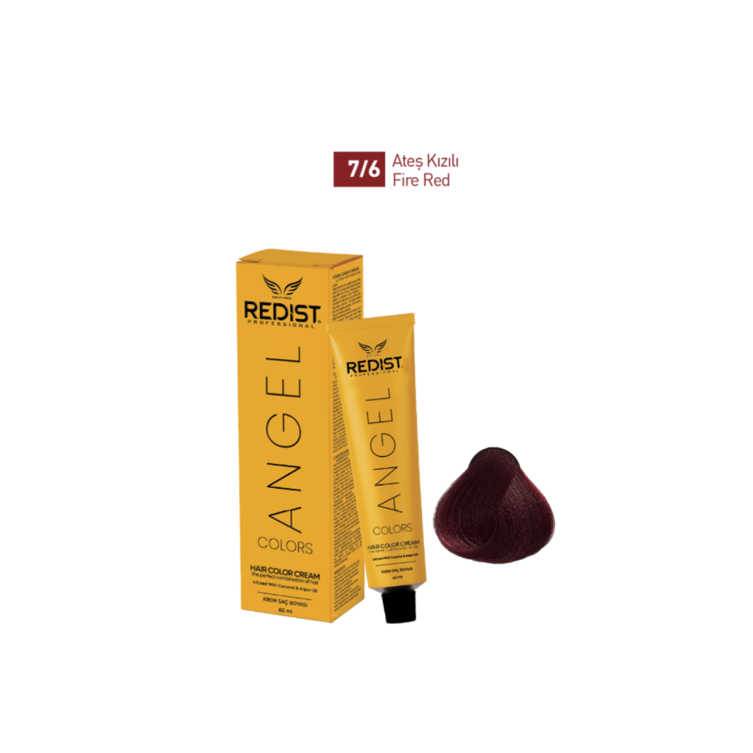 Redist Angel Saç Boyası 60ml 7-6 Ateş Kızıl