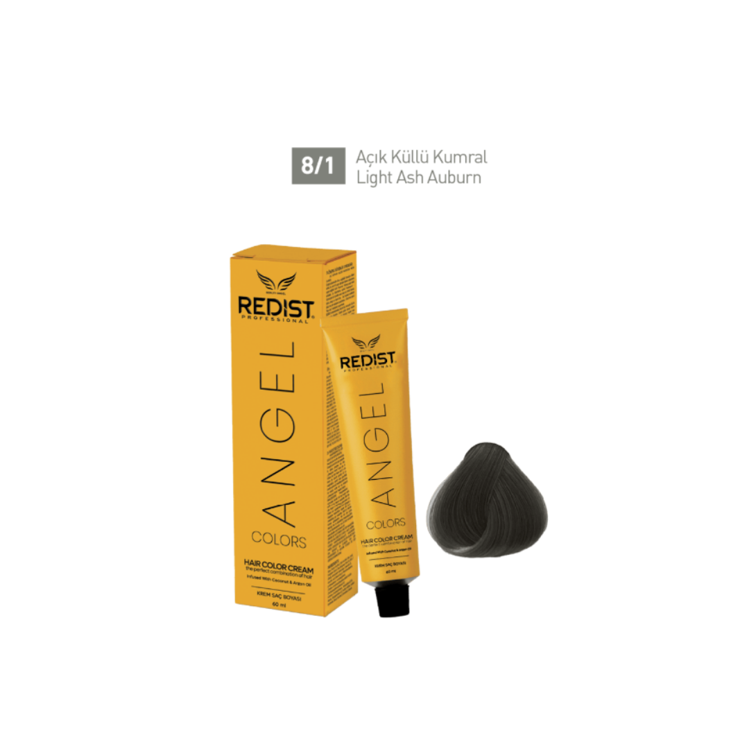 Redist Angel Saç Boyası 60ml 8-1 Açık küllü Kumral