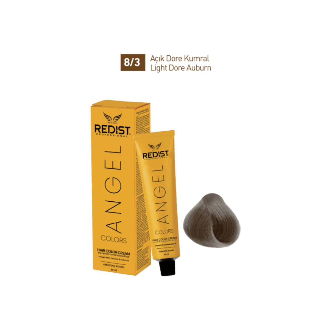 Redist Angel Saç Boyası 60ml 8-3 Açık Dore Kumral