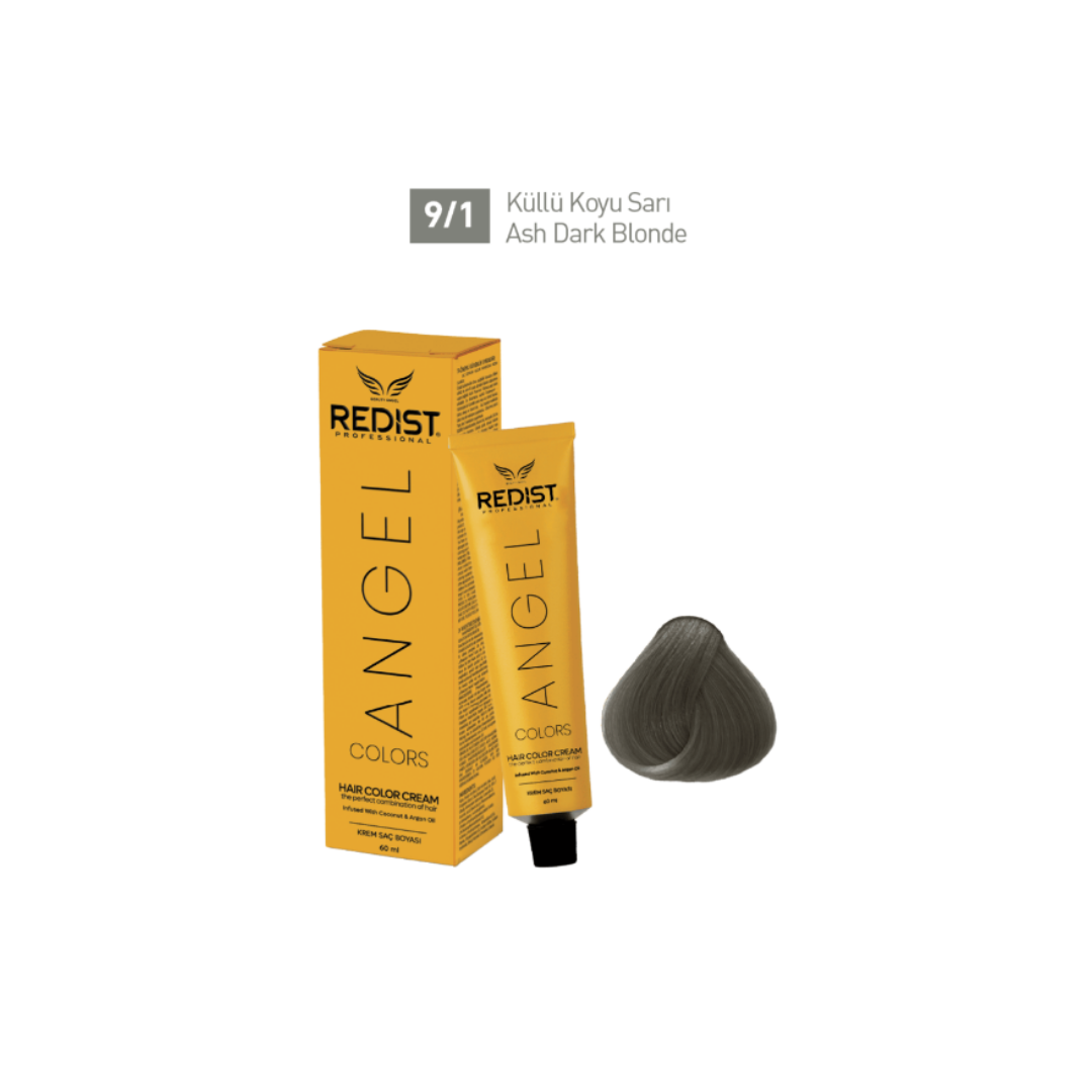 Redist Angel Saç Boyası 60ml 9-1 Küllü Koyu Sarı