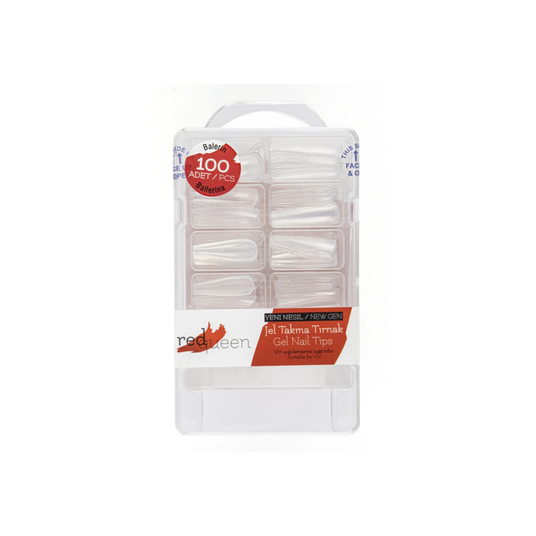 Redqueen Jel Takma Tırnak Balerin RQ-1456 Şeffaf