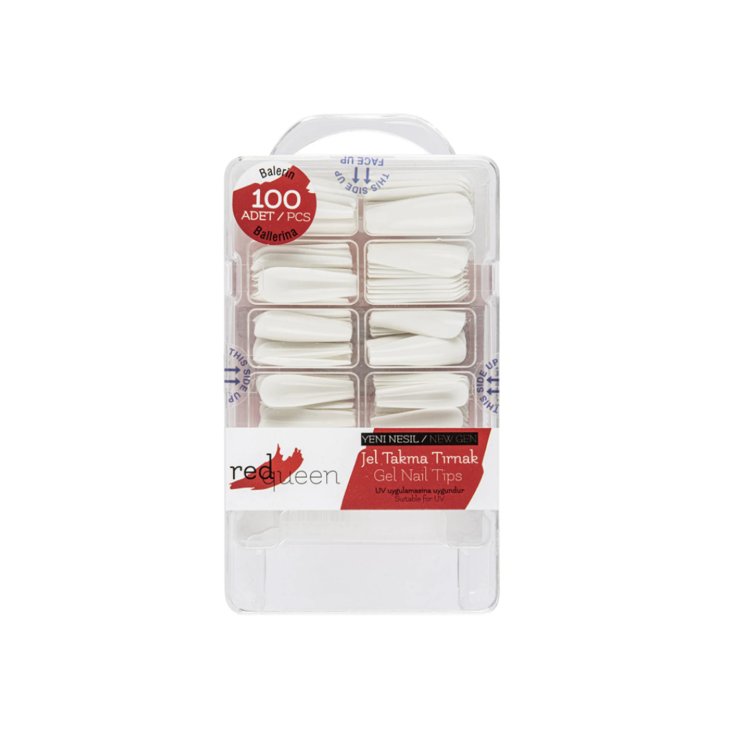 Redqueen Jel Takma Tırnak Balerin RQ-1456 Beyaz