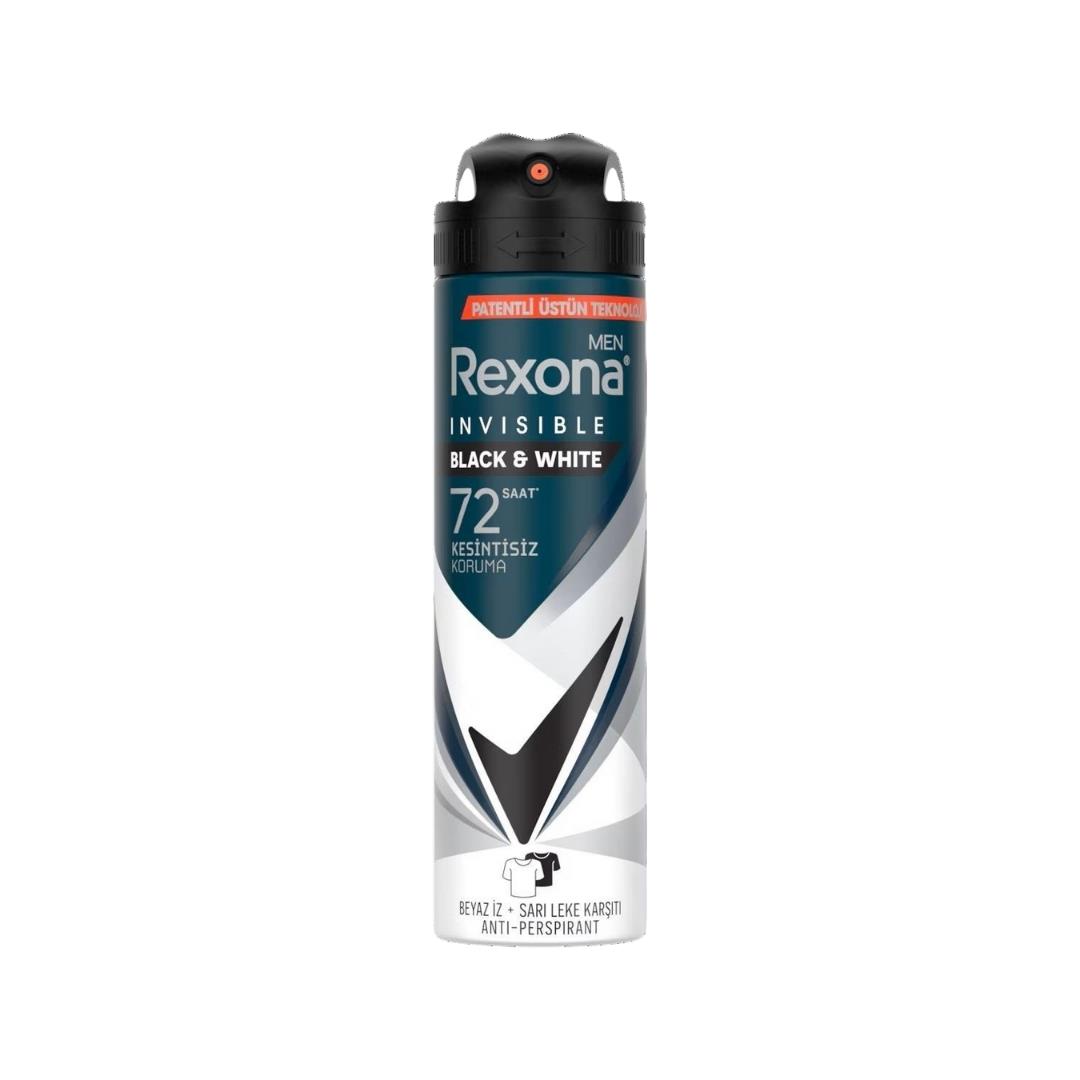 Rexona Men Deodorant 150ml. Invisible B&W