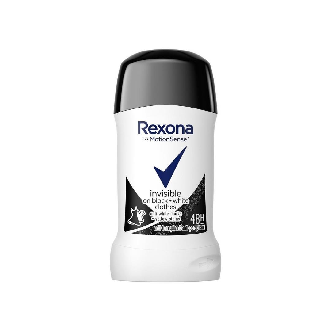 Rexona Stick 50ml. Invisible Black&White Clothes