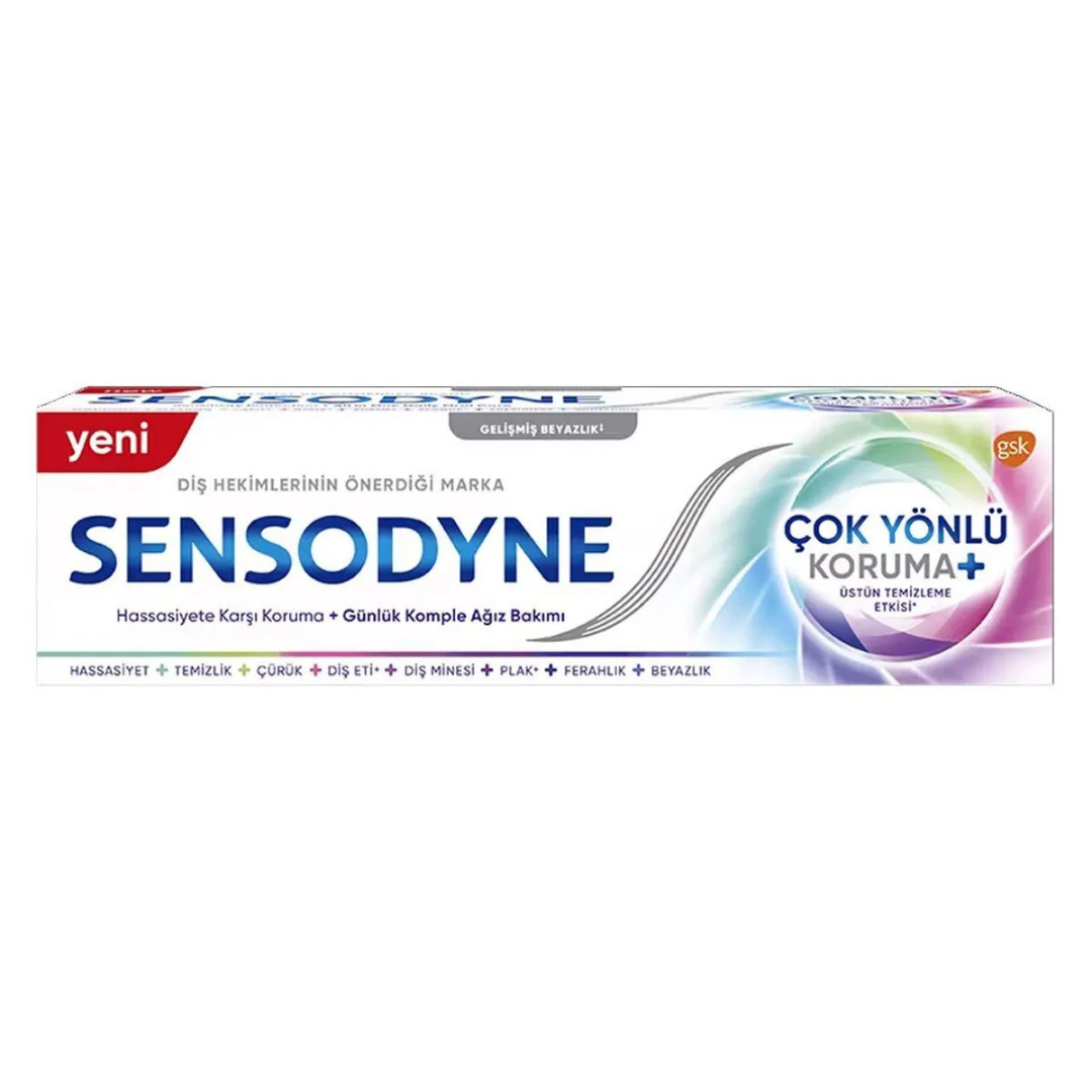 Sensodyne Diş Macunu 50ml. Gelişmiş Beyazlık 1+1