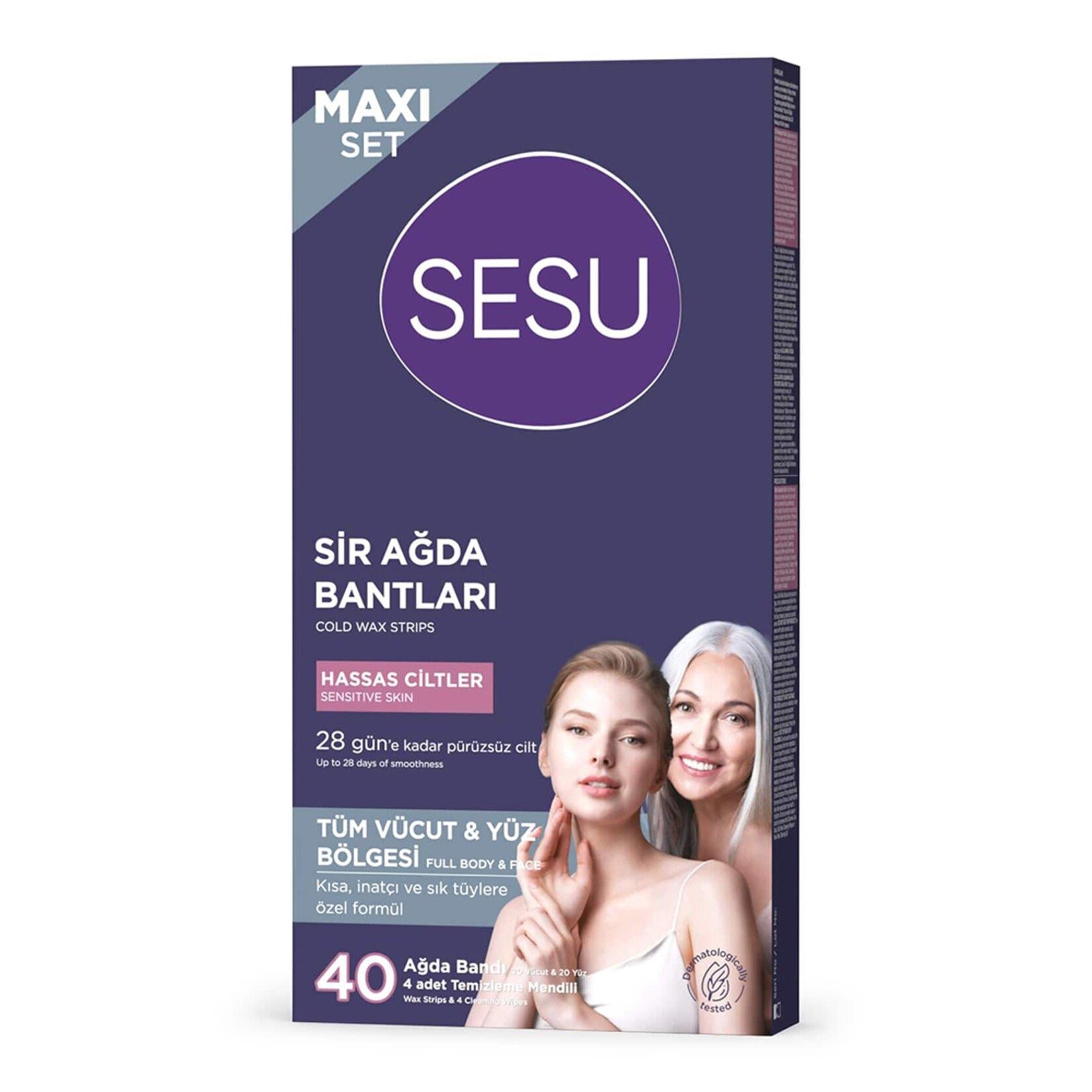 SESU AĞDA BANDI 40'LI MAXI SET HASSAS CİLT