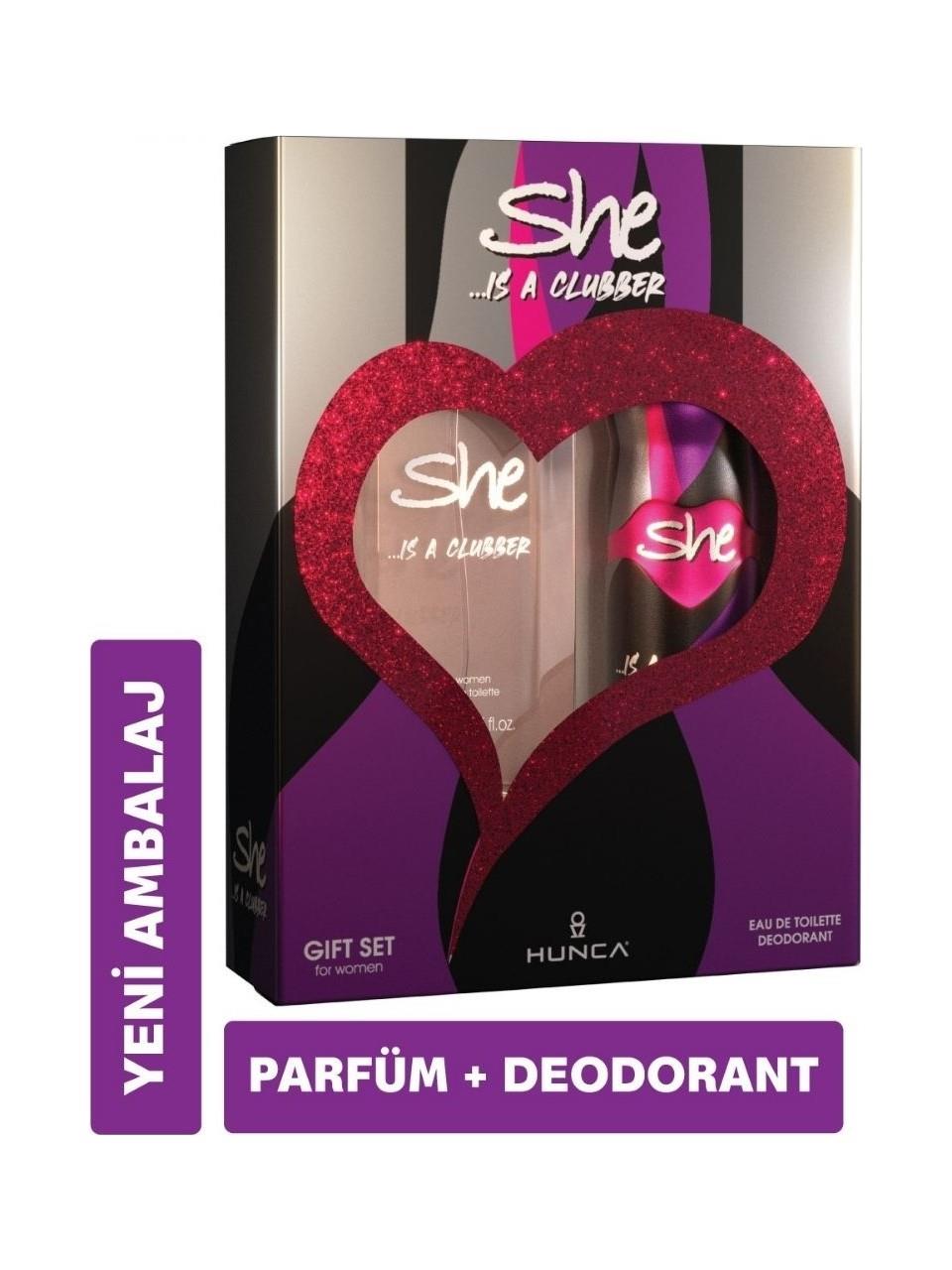 She Edt+Deo Clubber Kofre