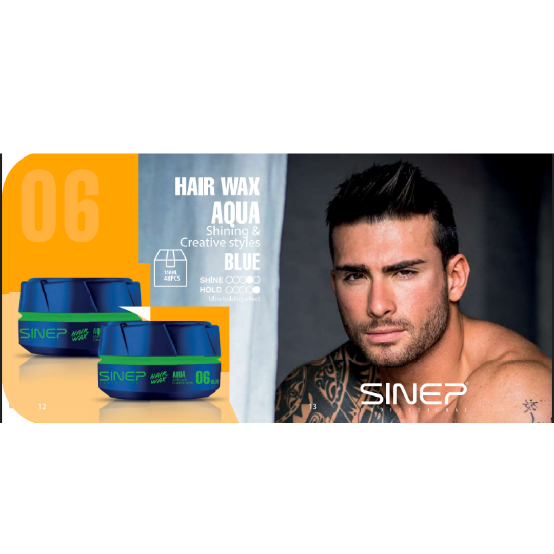 Sinep Wax 150ml. No:6 Aqua Blue