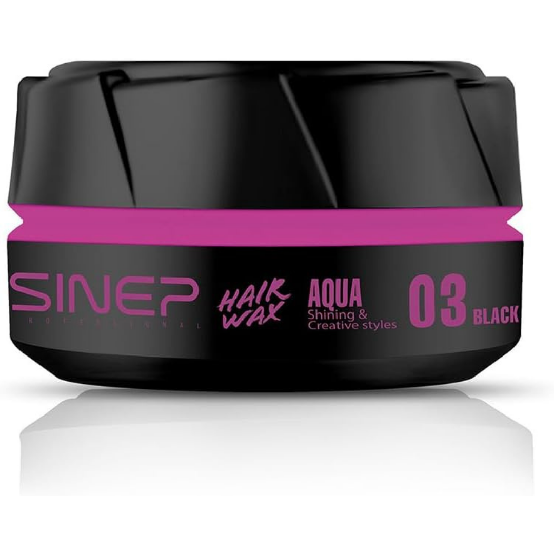 Sinep Wax 150ml. No:3 Aqua Black