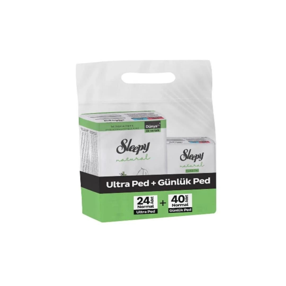 Sleepy Natural Normal+Günlük Ped (24Pcs+40Pcs)