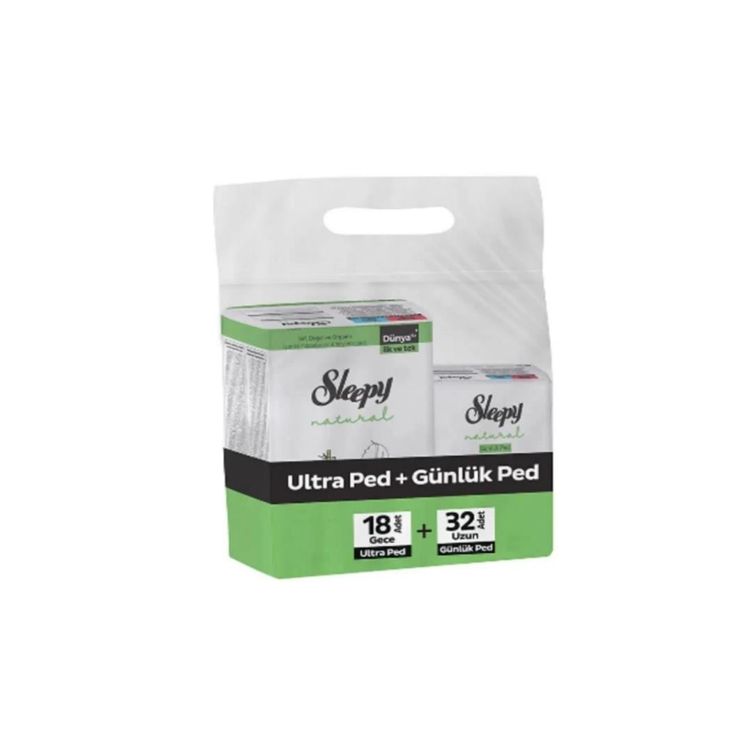 Sleepy Natural Ultra Gece+Günlük Ped (18Pcs+32Pcs)