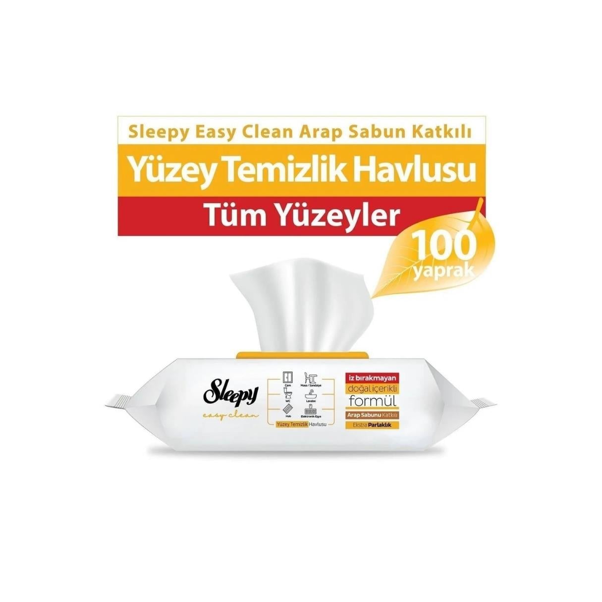 Sleepy Yüzey Temizlik Havlusu Arap Sabunu