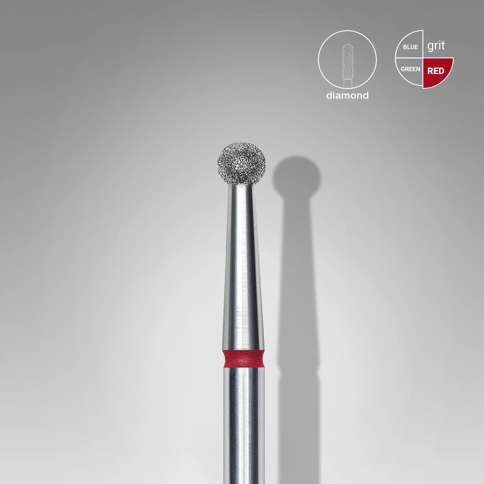 STALEKS PRO ELMAS KÜRE FREZE KIRMIZI 2,7mm