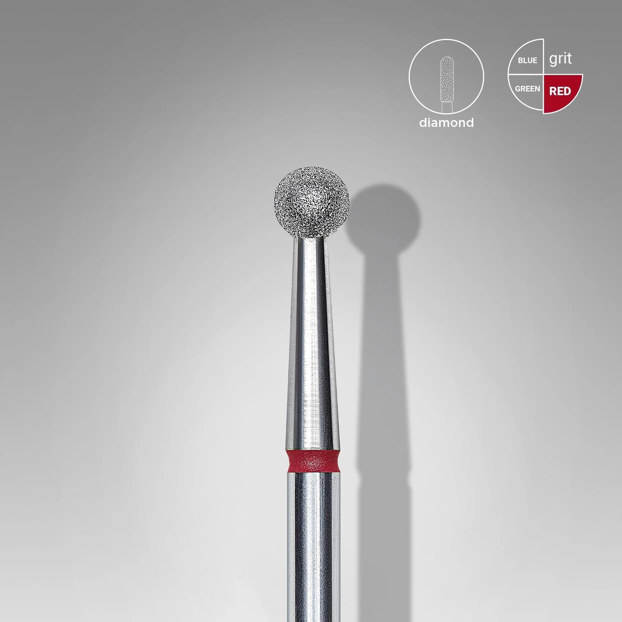 STALEKS PRO ELMAS KÜRE FREZE KIRMIZI 3,5mm