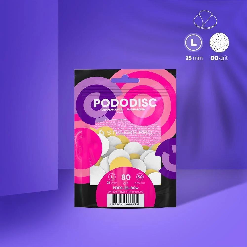 STALEKS PRO PODODISC L YEDEK TÖRPÜ 80 Grit 50pcs