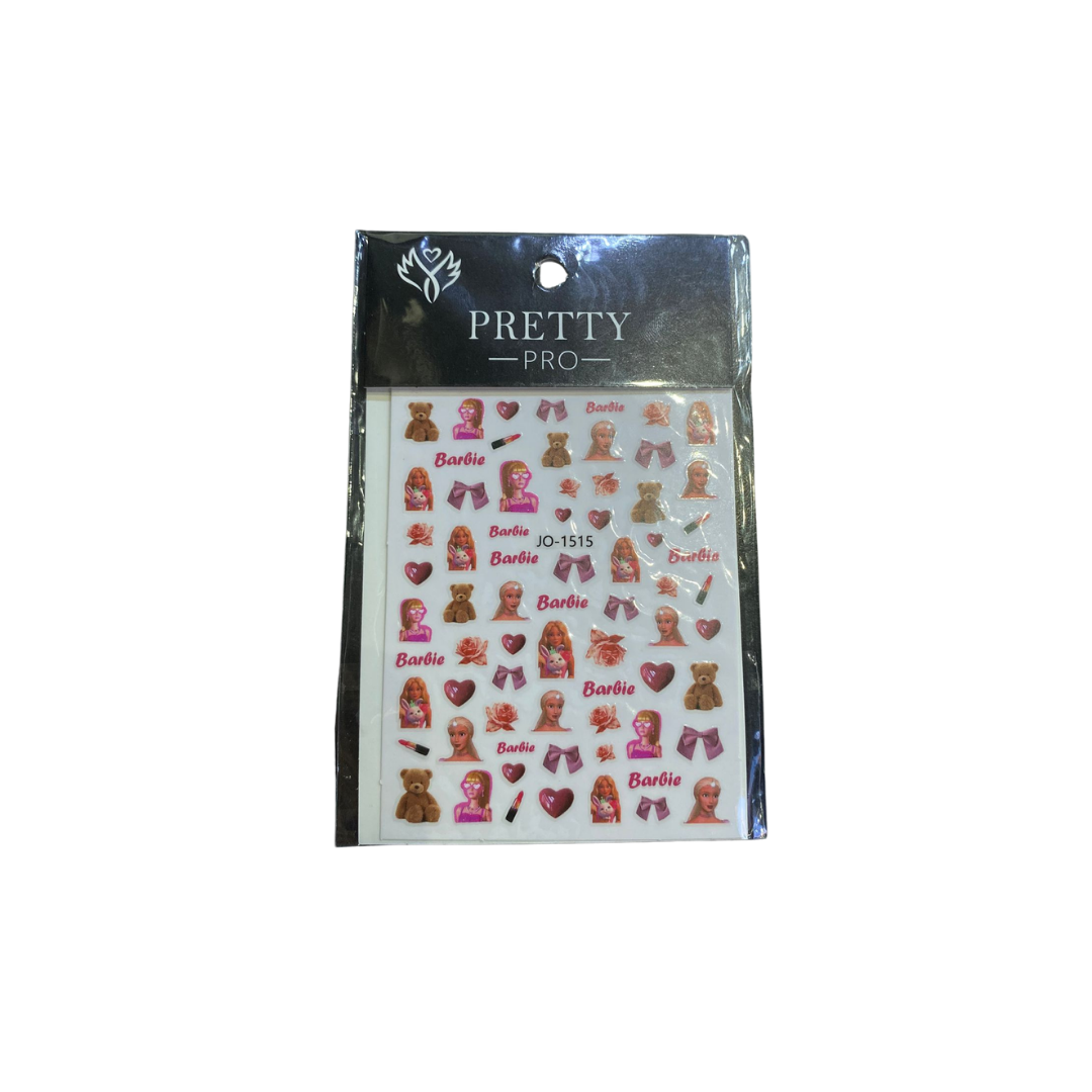 T-538 Tırnak Stıcker 3D