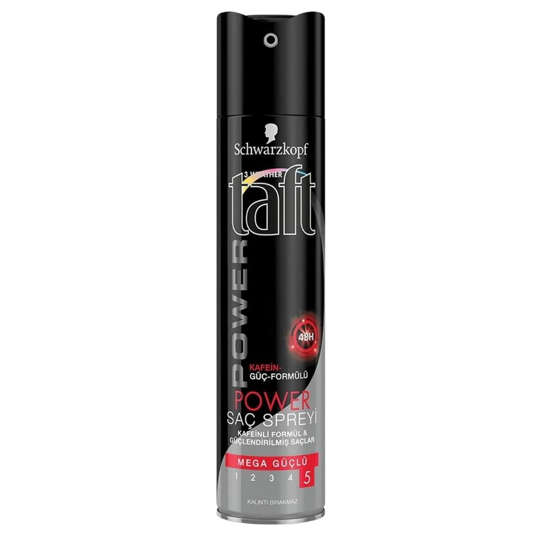 Taft Saç Spreyi 250Ml. Power Caffeine 5