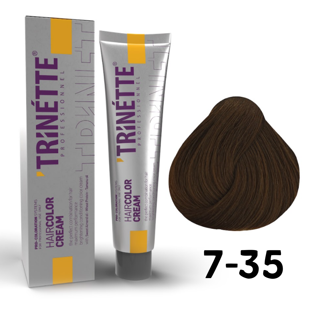Trinette Saç Boyası 100ml. 7-35 Kapuçino Kahve