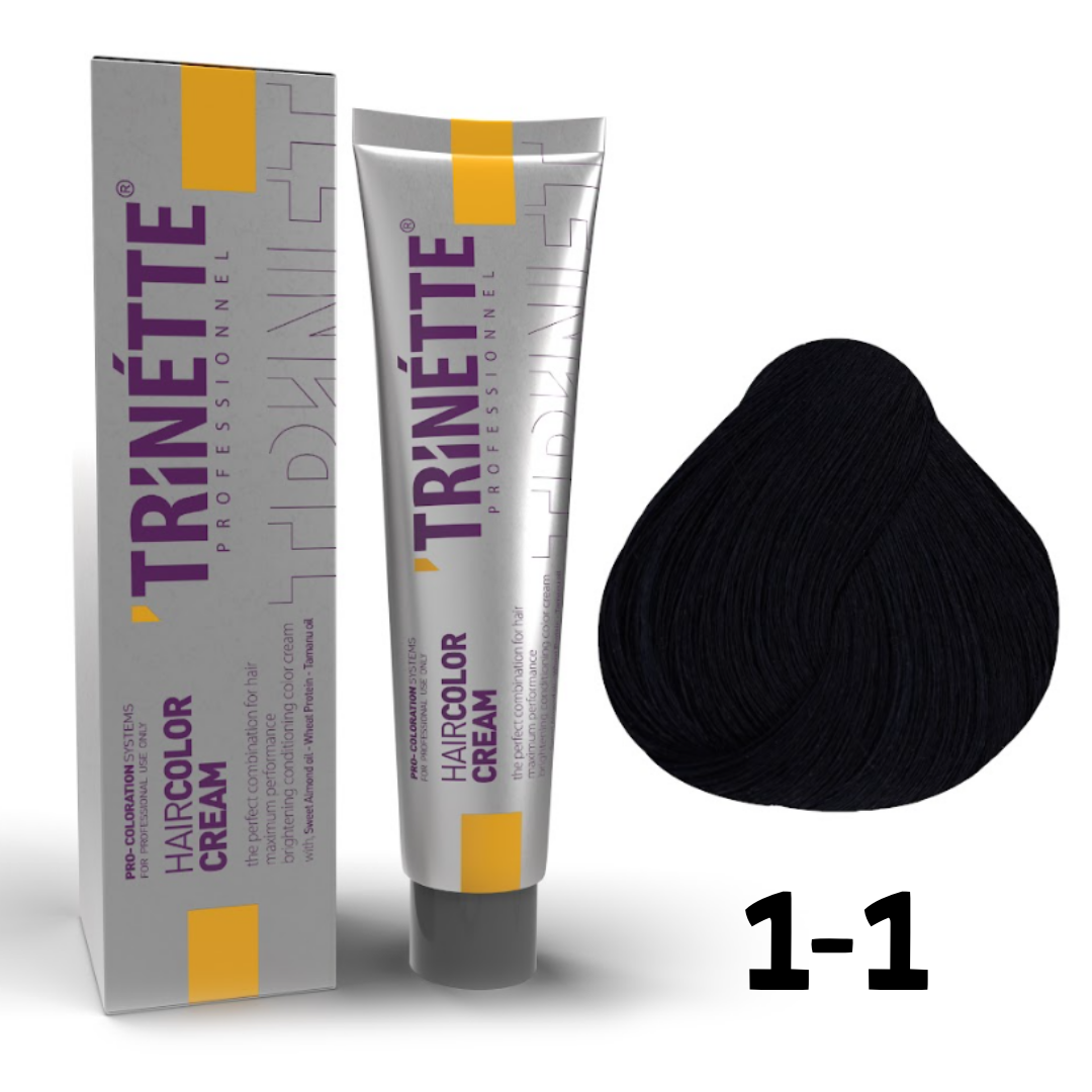 Trinette Saç Boyası 100ml. 1-1 Mavi Siyah