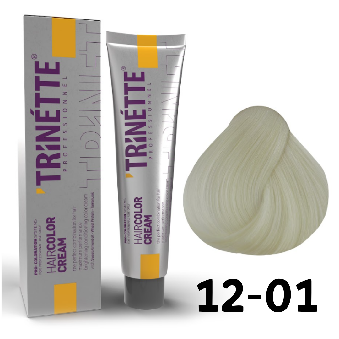 Trinette Saç Boyası 100ml. 12-01 Küllü Platin