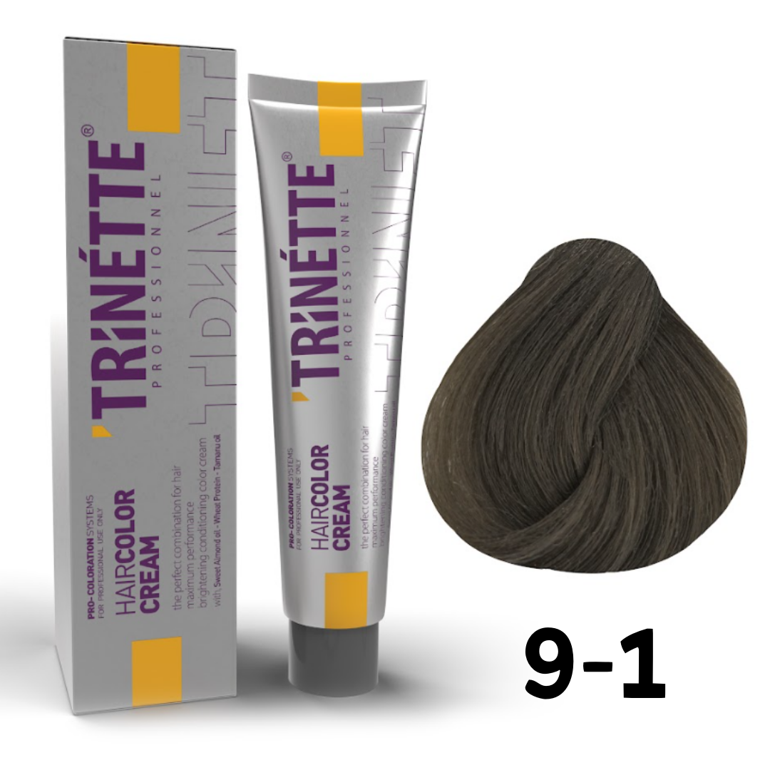 Trinette Saç Boyası 100ml. 9-1 Küllü Sarı