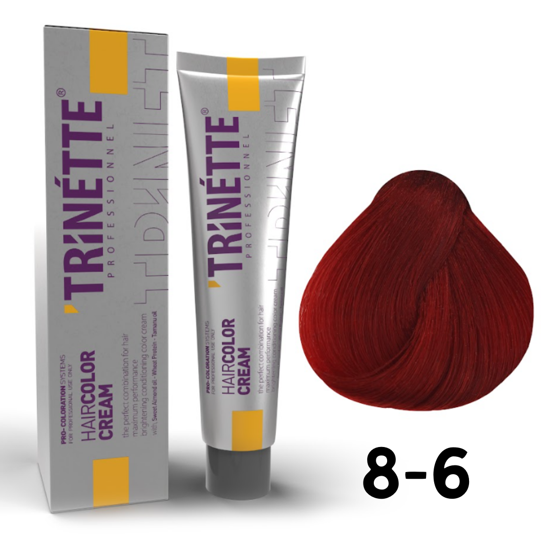 Trinette Saç Boyası 100ml. 8-6 Açık Kızıl Kumral