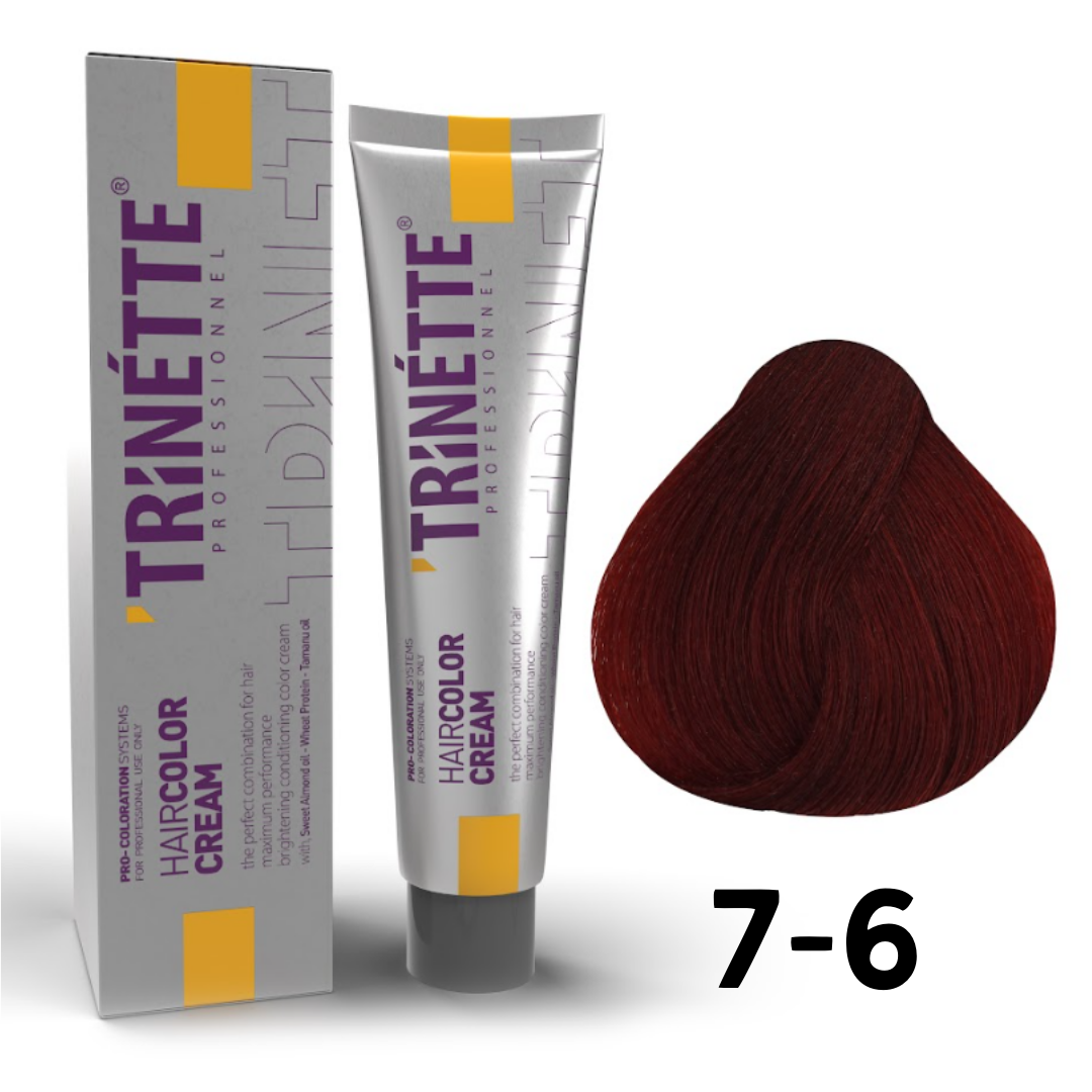 Trinette Saç Boyası 100ml. 7-6 Kızıl Kumral
