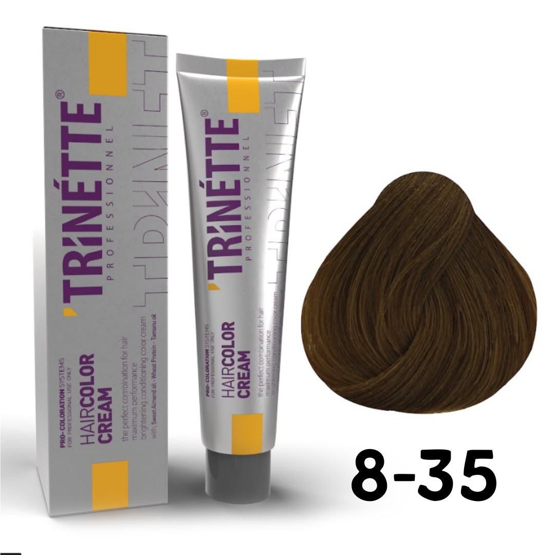 Trinette Saç Boyası 60ml. 8-35 Karamel Kahve