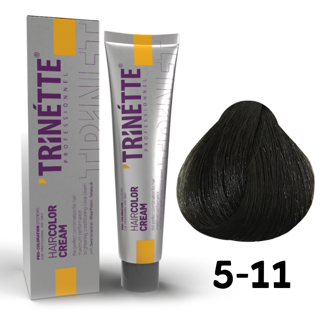 Trinette Saç Boyası 60ml. 5-11 Kahve Yoğun Küllü