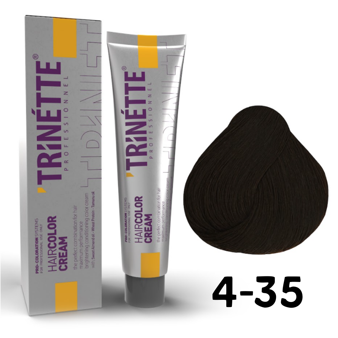 Trinette Saç Boyası 60ml. 4-35 Moka Kahve