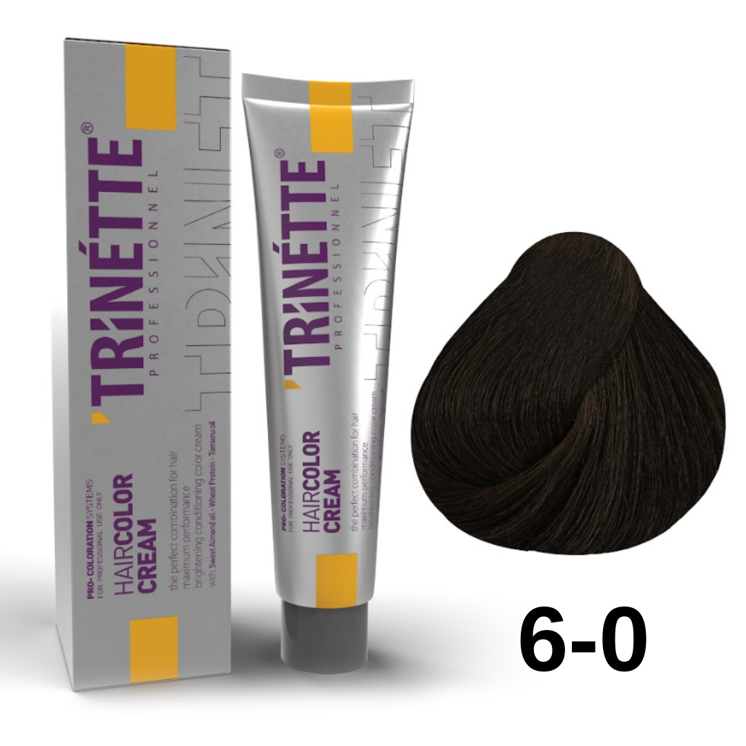 Trinette Saç Boyası 60ml. 6-0 Y.Koyu Kumral