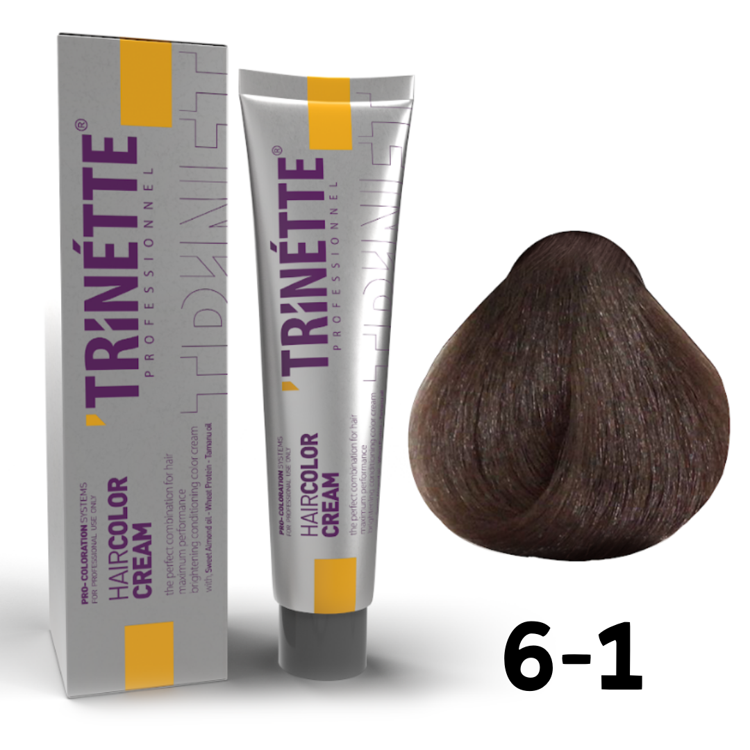 Trinette Saç Boyası 60ml. 6-1 K.Küllü Kumral