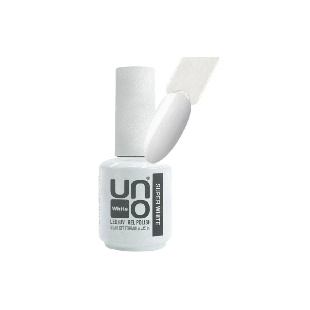 Uno Gel Polısh Super Whıte 15 Ml.