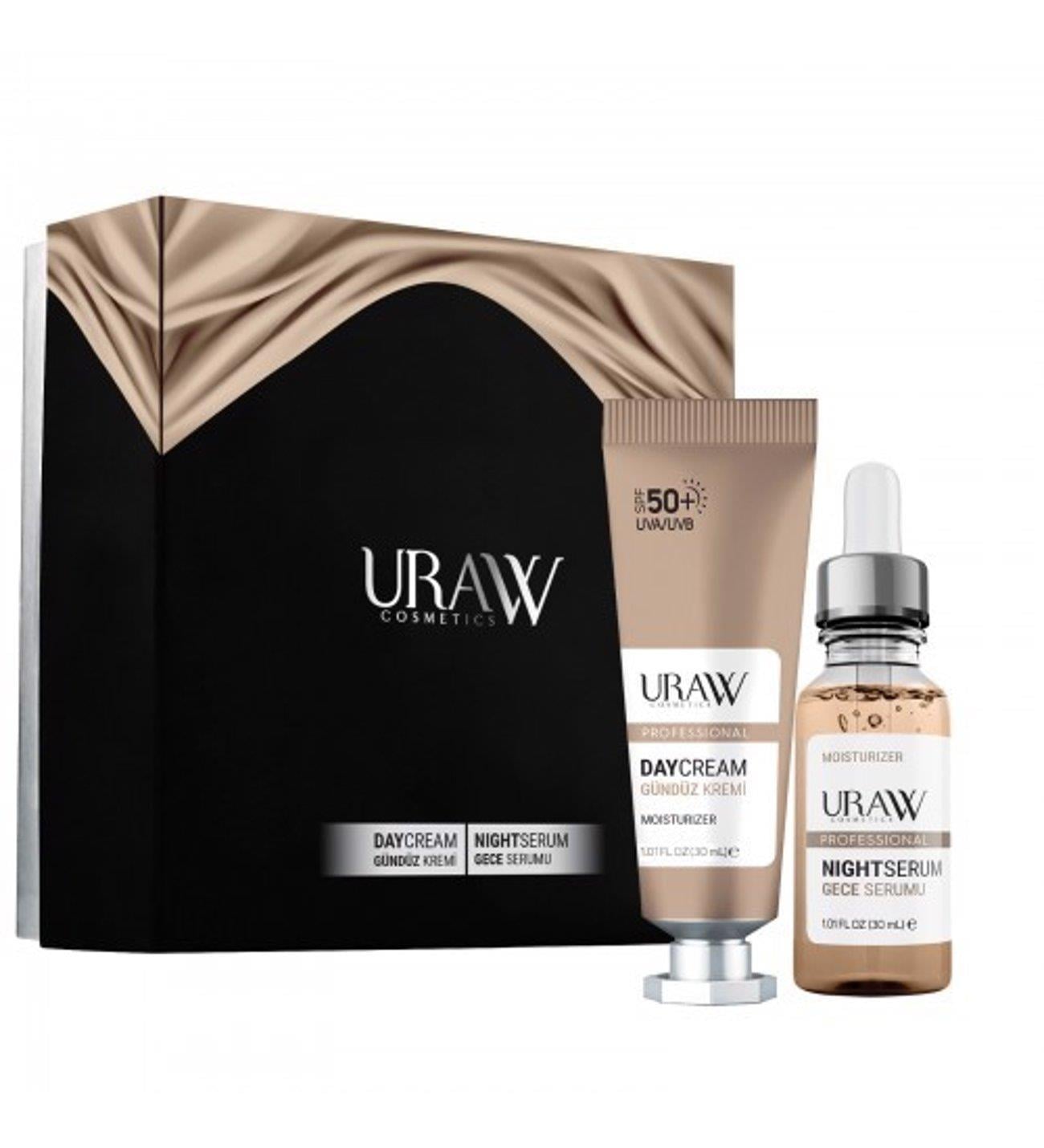 URAW GÜNDÜZ KREM + GECE SERUM SET