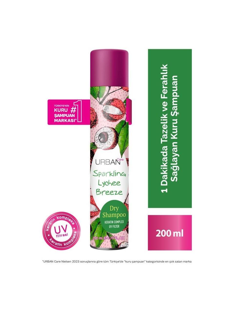 Urban Kuru Şampuan 200ml. Sparkling Lychee Breeze