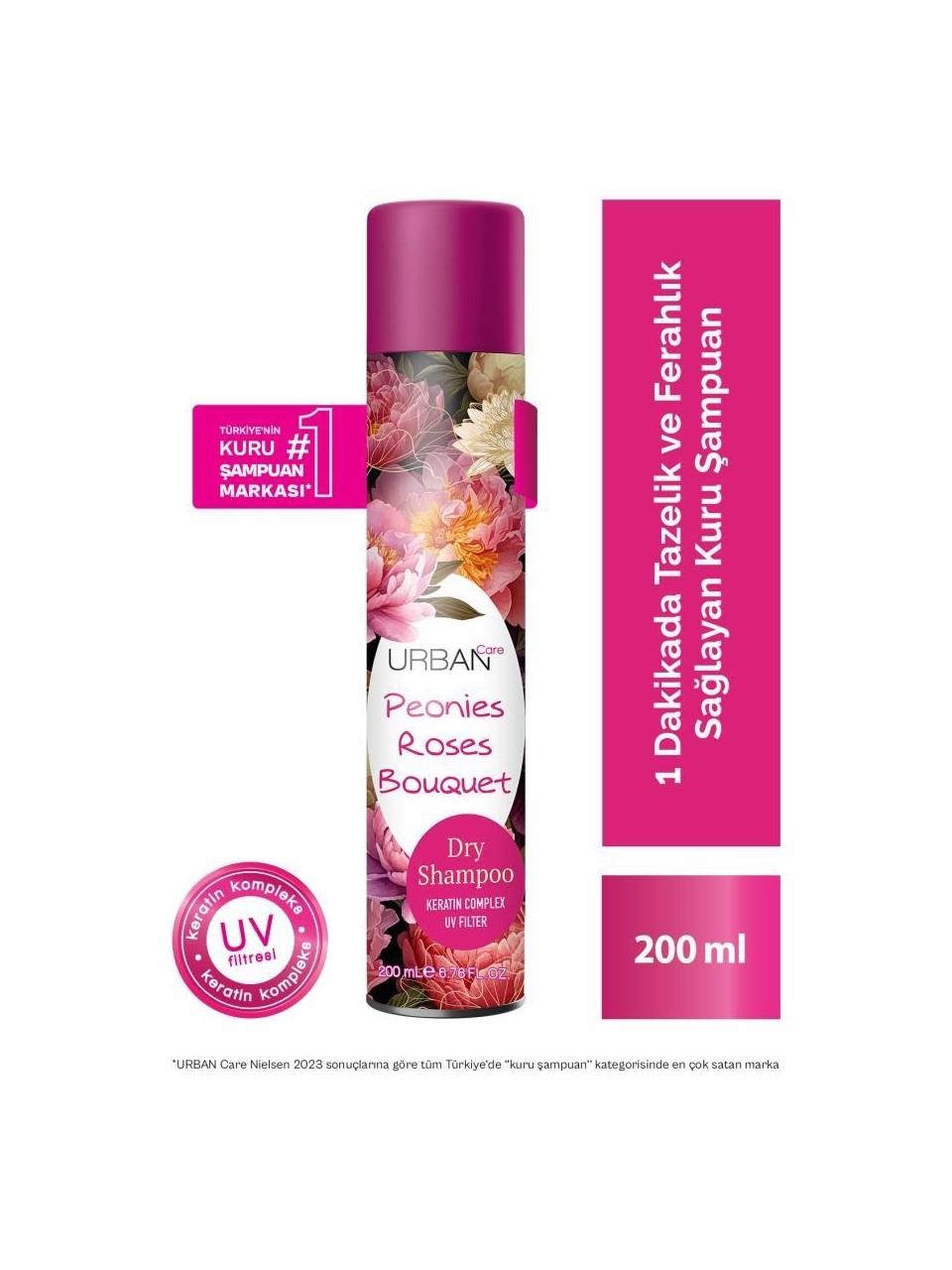 Urban Kuru Şampuan 200ml Peonies Roses Bouquet