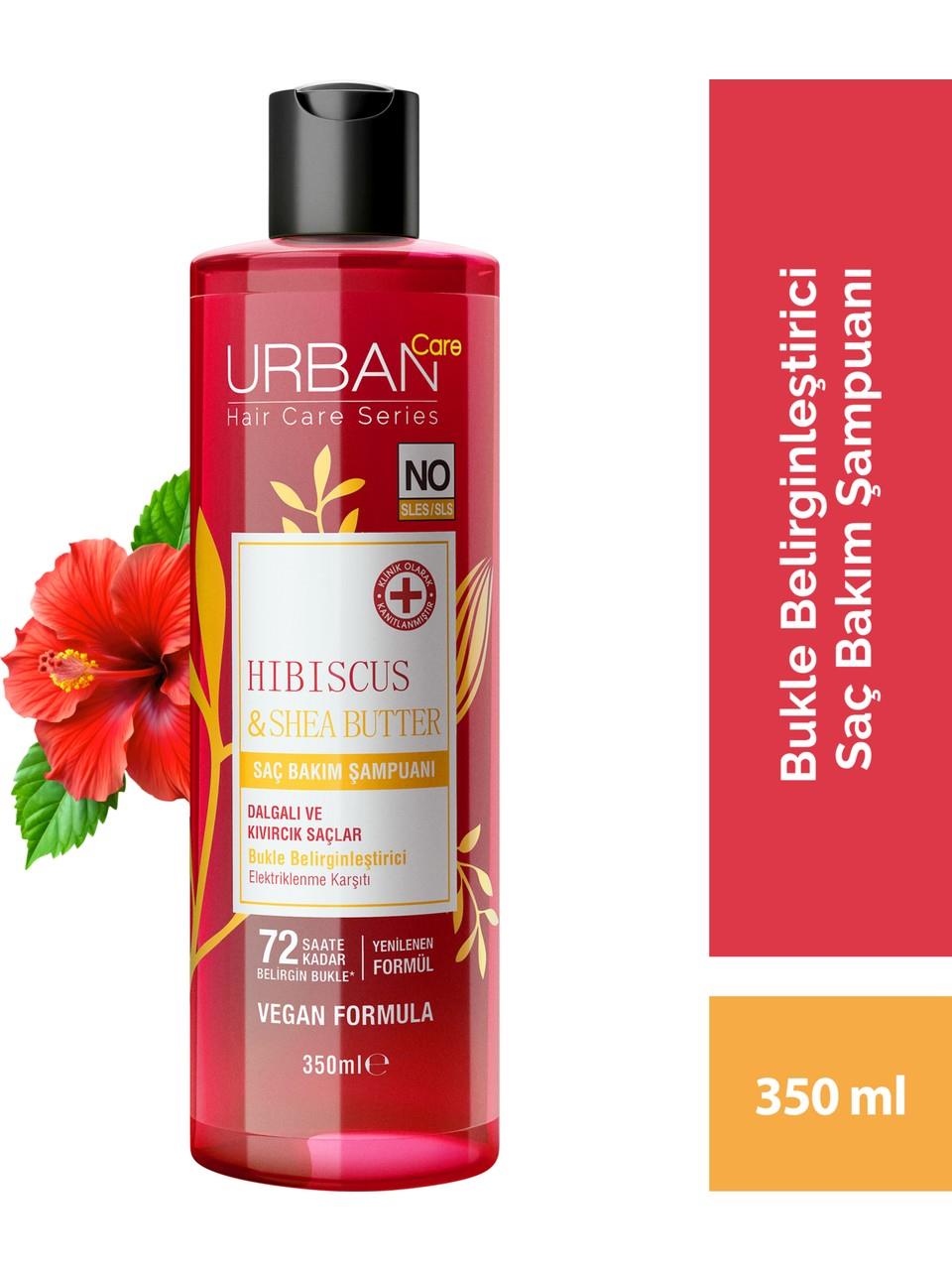 Urban Şampuan 350ml. Twisted Curls Hibiscus (Ş)