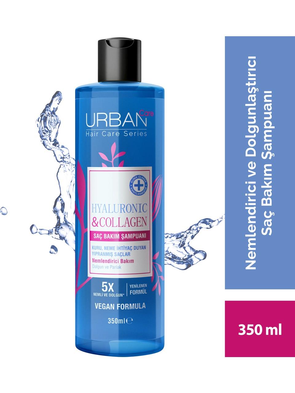 Urban Şampuan 350ml. Hyaluronic Acid&Collagen (Ş)