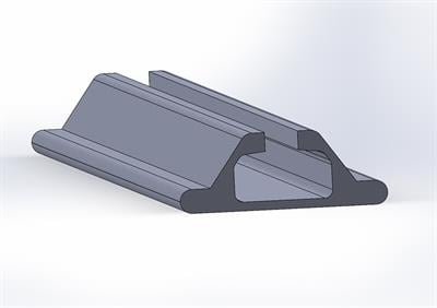206 APC - 60 mm C PROFİL İÇİN ALÜMİNYUM
