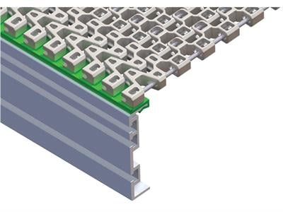 25 X 105 Konveyör Yan Şase Alümi̇nyum Profi̇l Eloksalli