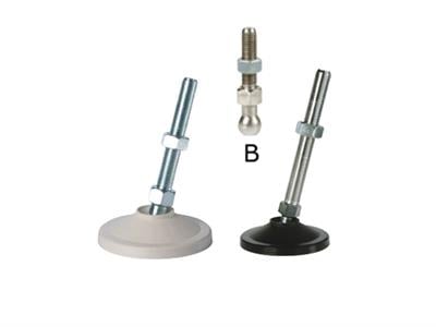 Model:501-505 Plasti̇k Pabuç Tabani ((Ø110)6 Köşeli̇ Metal Çi̇nko Kaplama)