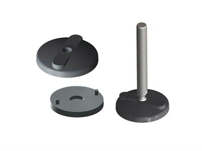 Model:515 Düz Taban Ve Mi̇lli̇ Mafsalli Plasti̇k Pabuç (2 Köşeli̇ Metal Paslanmaz)