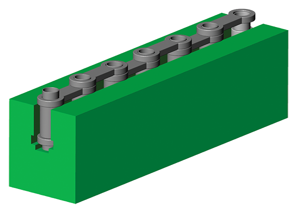 Alpolen® 1000  Model Bl Ti̇pi̇ Zi̇nci̇r Kizaklari
