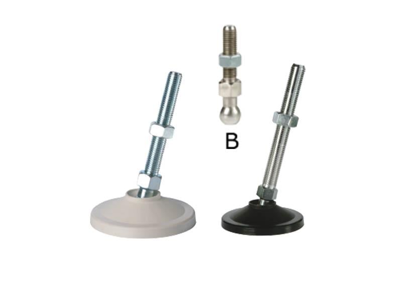 Model:501-505 Plasti̇k Pabuç Tabani ((Ø110)6 Köşeli̇ Metal Çi̇nko Kaplama)
