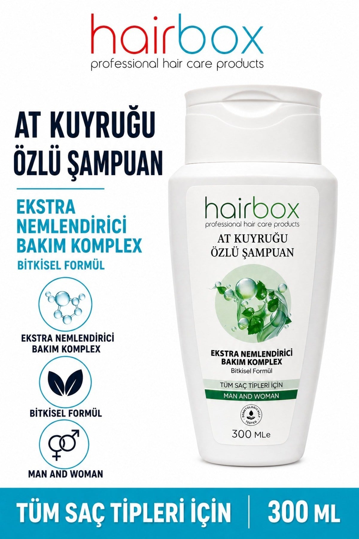 At Kuyruğu Özlü Hızlı Saç Uzamasına Yardımcı Ekstra Nemlendirici Şampuan