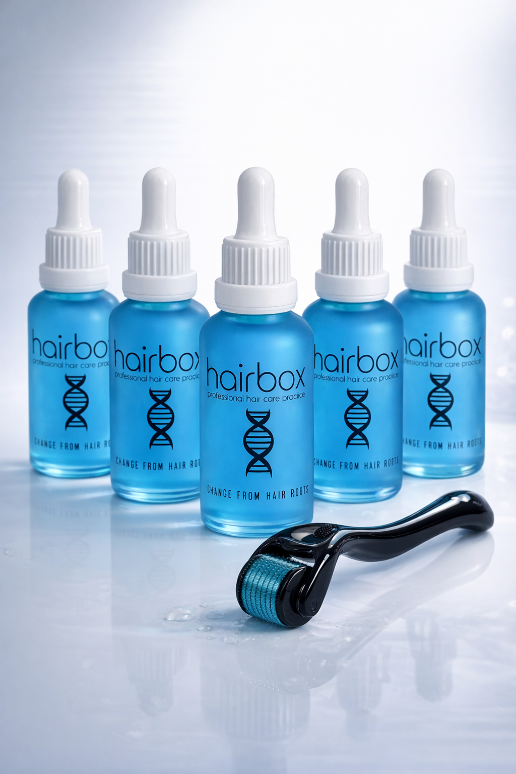 Hairbox Erkek Saç Serumu (5 Adet Serum +1 Dermoroller)